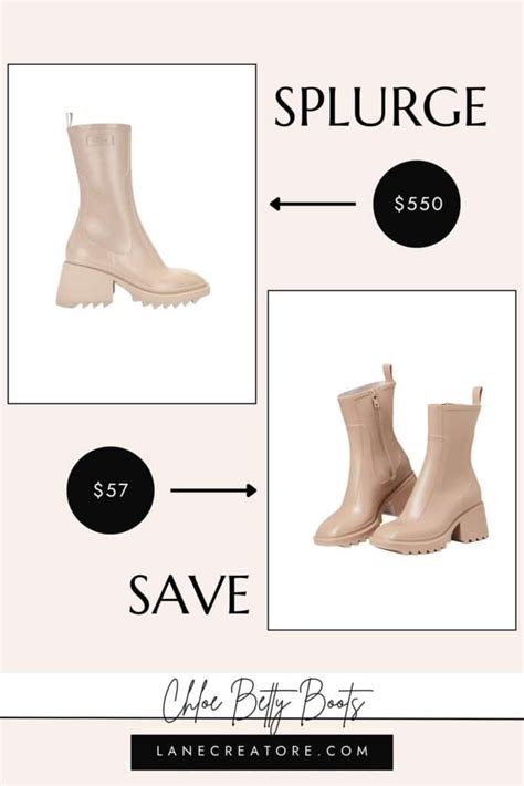 nordstrom rack chloe betty dupes|chloe boots dupe.